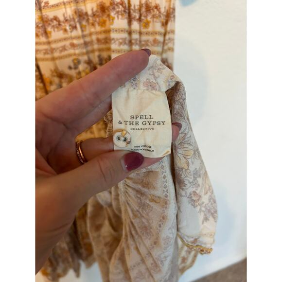 Spell and the Gypsy Meadowland Gown Maxi Dress Size Small - Picture 6 of 7